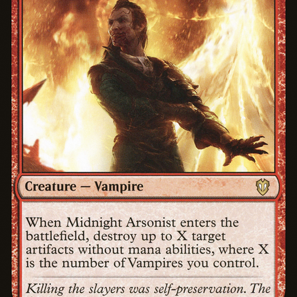 Midnight Arsonist [Crimson Vow Commander]