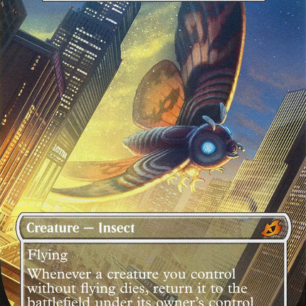Luminous Broodmoth - Mothra, Supersonic Queen  (Borderless) [Ikoria: Lair of Behemoths]
