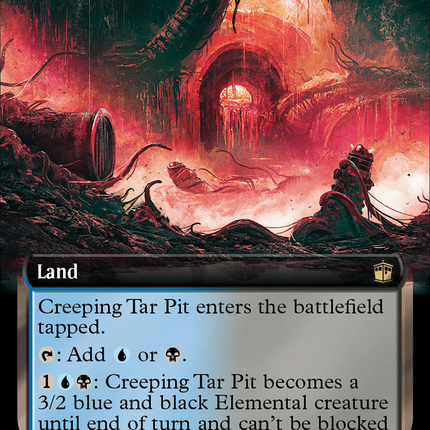 Creeping Tar Pit (Extended Art) [Doctor Who] Surge Foil