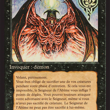 Lord of the Pit - Seigneur de l'abîme  [Foreign Black Border]