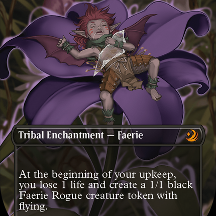 Bitterblossom (Borderless) [Wilds of Eldraine: Enchanting Tales]