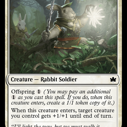 Intrepid Rabbit [Bloomburrow] Foil