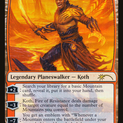 Koth, Fire of Resistance [Store Championships] Foil