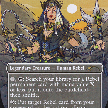 Lin Sivvi, Defiant Hero (Borderless) [Secret Lair 30th Anniversary Countdown Kit]