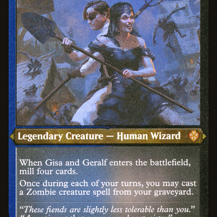 Gisa and Geralf [Starter Commander Decks] Etched Foil