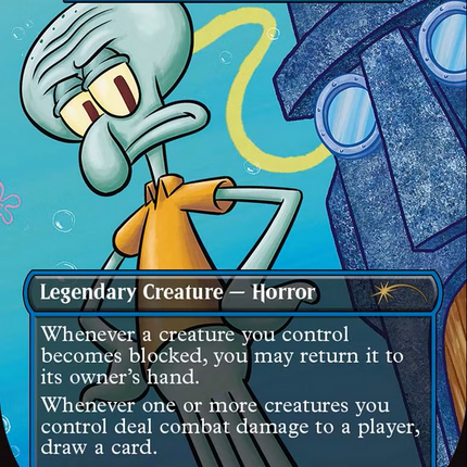 Squidward, Sarcastic Snob - Grazilaxx, Illithid Scholar [Secret Lair Drop Series]
