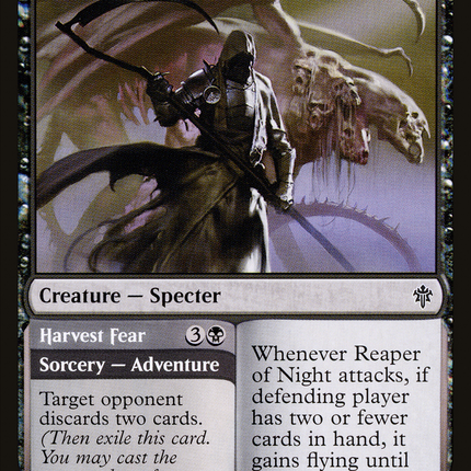 Reaper of Night // Harvest Fear [Throne of Eldraine]
