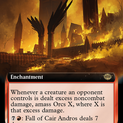 Fall of Cair Andros (Extended Art) [The Lord of the Rings: Tales of Middle-earth] Surge Foil