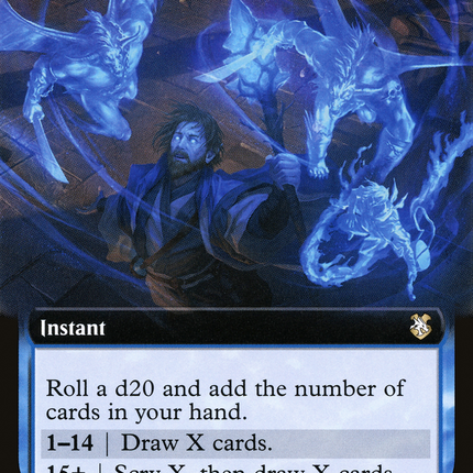 Diviner's Portent (Extended Art) [Forgotten Realms Commander]