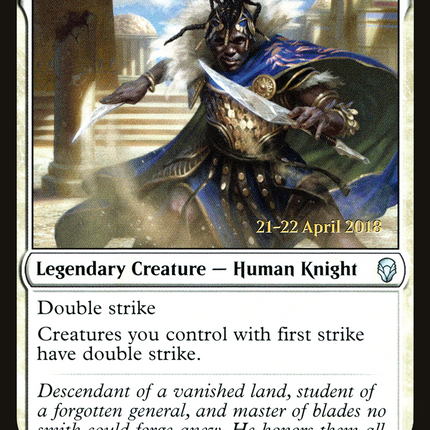 Kwende, Pride of Femeref [Dominaria Promos] Prerelease Foil
