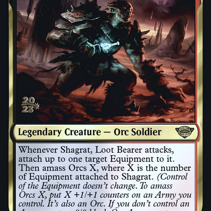 Shagrat, Loot Bearer [Tales of Middle-earth Promos] Prerelease Foil