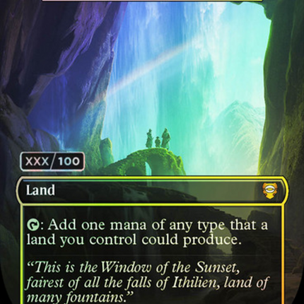 Reflecting Pool (Borderless) [Tales of Middle-earth Commander] Serialized Foil
