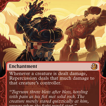 Repercussion (Showcase) (Borderless) [Wilds of Eldraine: Enchanting Tales]