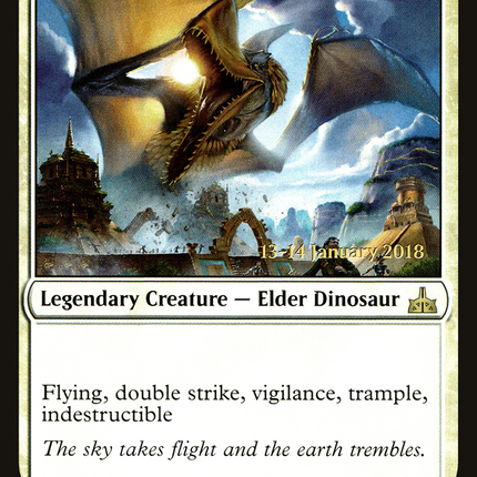 Zetalpa, Primal Dawn [Rivals of Ixalan Promos] Prerelease Foil