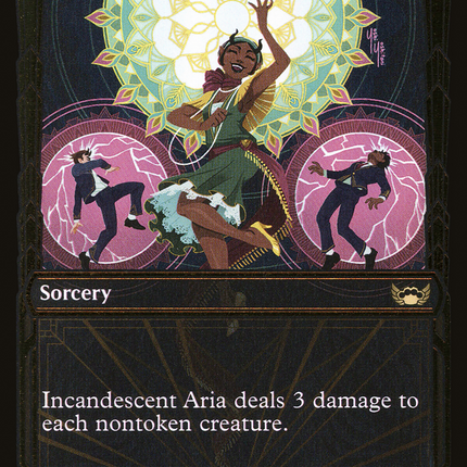 Incandescent Aria (Showcase) [Streets of New Capenna] Gilded Foil