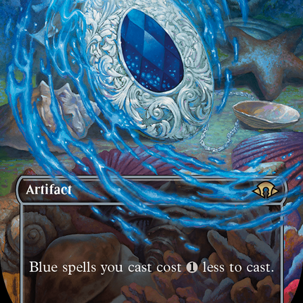 Sapphire Medallion (Borderless) [Modern Horizons 3] Foil