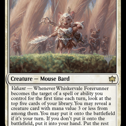 Whiskervale Forerunner [Bloomburrow Promos] Foil