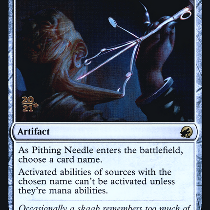 Pithing Needle [Innistrad: Midnight Hunt Promos] Prerelease Foil