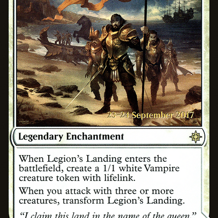 Legion's Landing // Adanto, the First Fort (compasslanddfc) [Ixalan Promos] Prerelease Foil
