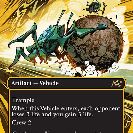 Debris Beetle (Borderless) (First-Place Foil) [Aetherdrift] Foil