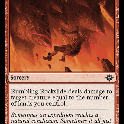 Rumbling Rockslide [The Lost Caverns of Ixalan]