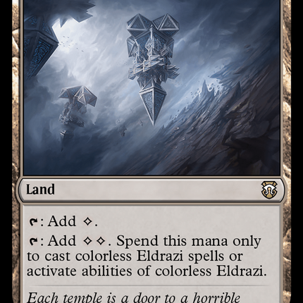 Eldrazi Temple [Modern Horizons 3 Commander] Foil