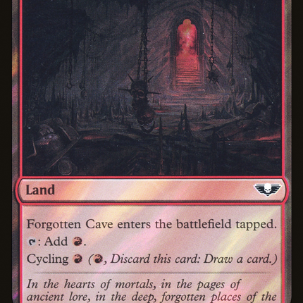 Forgotten Cave [Warhammer 40,000 Commander] Surge Foil
