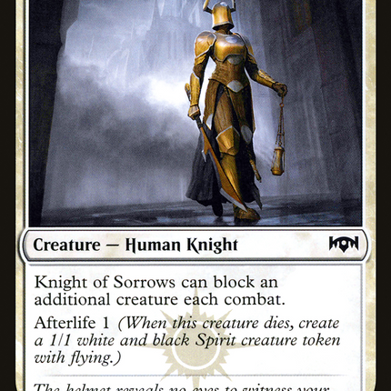 Knight of Sorrows [The List]