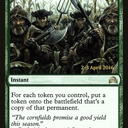 Second Harvest [Shadows over Innistrad Promos] Prerelease Foil