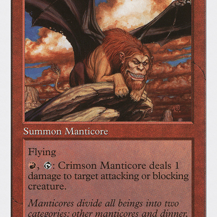 Crimson Manticore [Fifth Edition]