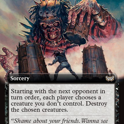 Sadistic Shell Game (Extended Art) [Duskmourn: House of Horror Commander] Foil