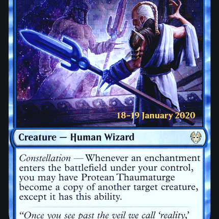 Protean Thaumaturge [Theros Beyond Death Promos] Prerelease Foil