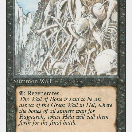 Wall of Bone [Revised Edition]