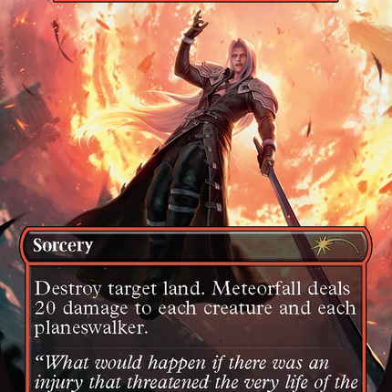 Star of Extinction - Meteorfall  (Borderless) [Secret Lair Drop]