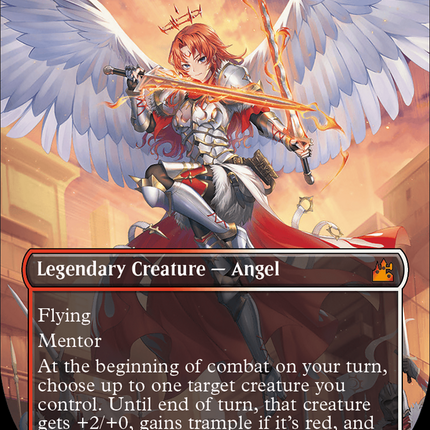 Aurelia, Exemplar of Justice (Borderless) [Ravnica Remastered]