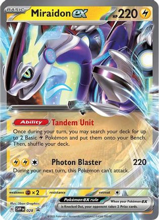 Miraidon ex - 028 - 28/null [SV: Scarlet & Violet Promo Cards] Holofoil