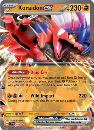 Koraidon ex - 029 - 29/null [SV: Scarlet & Violet Promo Cards] Holofoil
