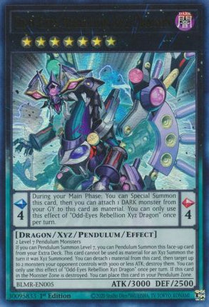 Odd-Eyes Rebellion Xyz Dragon (Ultra Rare) [BLMR-EN005] 1st Edition