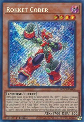 Rokket Coder (Secret Rare) [BLMR-EN006] 1st Edition