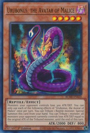Urubonus, the Avatar of Malice (Ultra Rare) [BLMR-EN020] 1st Edition