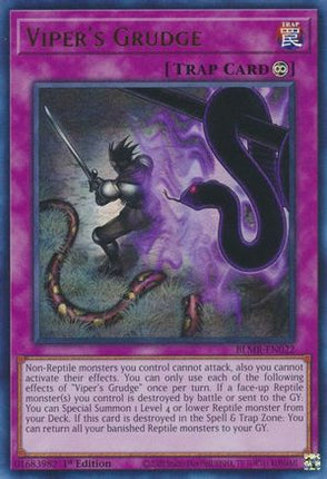 Viper's Grudge (Ultra Rare) [BLMR-EN022] 1st Edition