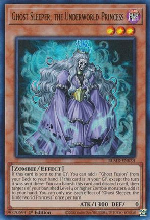Ghost Sleeper, the Underworld Princess (Ultra Rare) [BLMR-EN024] 1st Edition