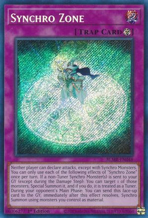 Synchro Zone (Secret Rare) [BLMR-EN048] 1st Edition