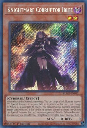Knightmare Corruptor Iblee (Secret Rare) [BLMR-EN057] 1st Edition