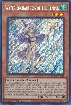 Water Enchantress of the Temple (Secret Rare) [BLMR-EN065] 1st Edition