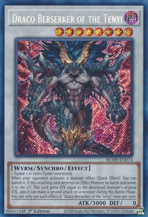 Draco Berserker of the Tenyi (Secret Rare) [BLMR-EN074] 1st Edition