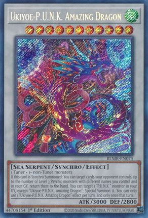 Ukiyoe-P.U.N.K. Amazing Dragon (Secret Rare) [BLMR-EN075] 1st Edition