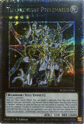 Tellarknight Ptolemaeus (Quarter Century Secret Rare)  [BLMR-EN083] 1st Edition