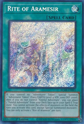 Rite of Aramesir (Secret Rare) [BLMR-EN093] 1st Edition