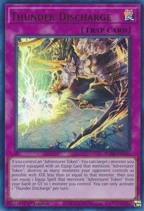 Thunder Discharge (Ultra Rare) [BLMR-EN101] 1st Edition